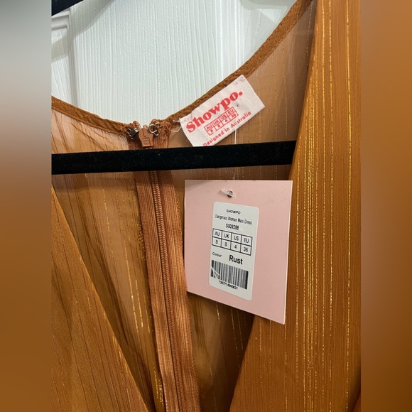 Showpo Long Sleeve Rust Dress - Picture 5 of 5